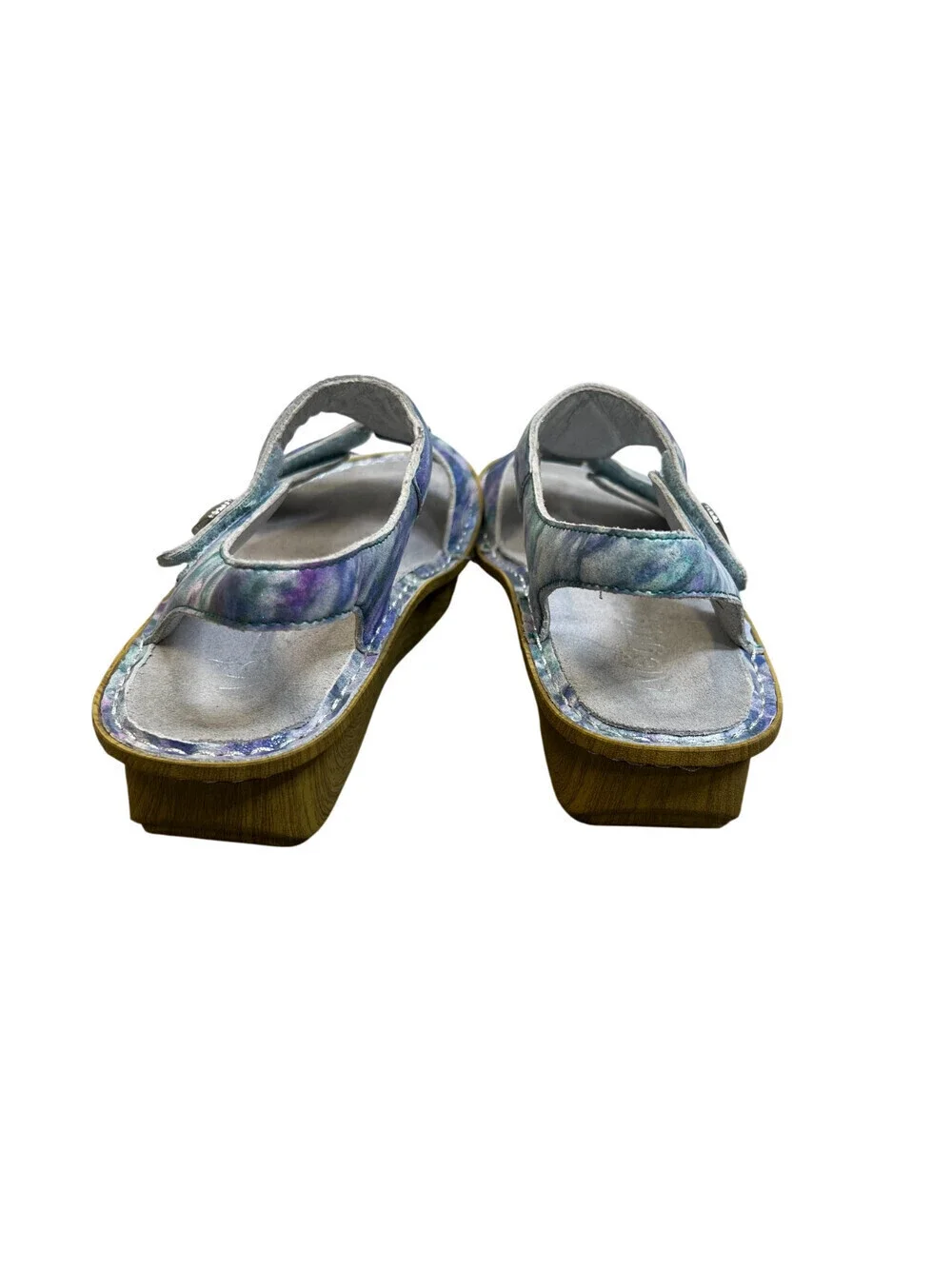 Alegria Ken298 Women’s Comfort Sandals Blue Purple Opalescent EU 37 US 7-7.5